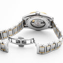 Roamer Searock I Men's Automatic II Watch – 42 mm Blue Pattern Dial, Stainless Steel & Gold Bracelet, Swiss Mechanical Movement