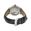 Carl F. Bucherer Adamavi Women's 28mm Manual-Wind Watch 00.10317.07.26.01 – Swiss Made, Silver Dial, Stainless Steel Case, Black Leather Strap, Exhibition Back, 30M Water Resistance