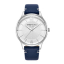 Kenneth Cole New York 43 mm Men's Leather Battery Watch