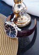 Roamer Superior Chronograph 44 mm Men's Watch – Blue Dial, Silver & Rosegold Case, Swiss Quartz Movement