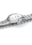 Roamer Slim-Line Diamonds 30 mm Ladies Watch – White MOP Dial, Stainless Steel Bracelet, Swiss Quartz Movement