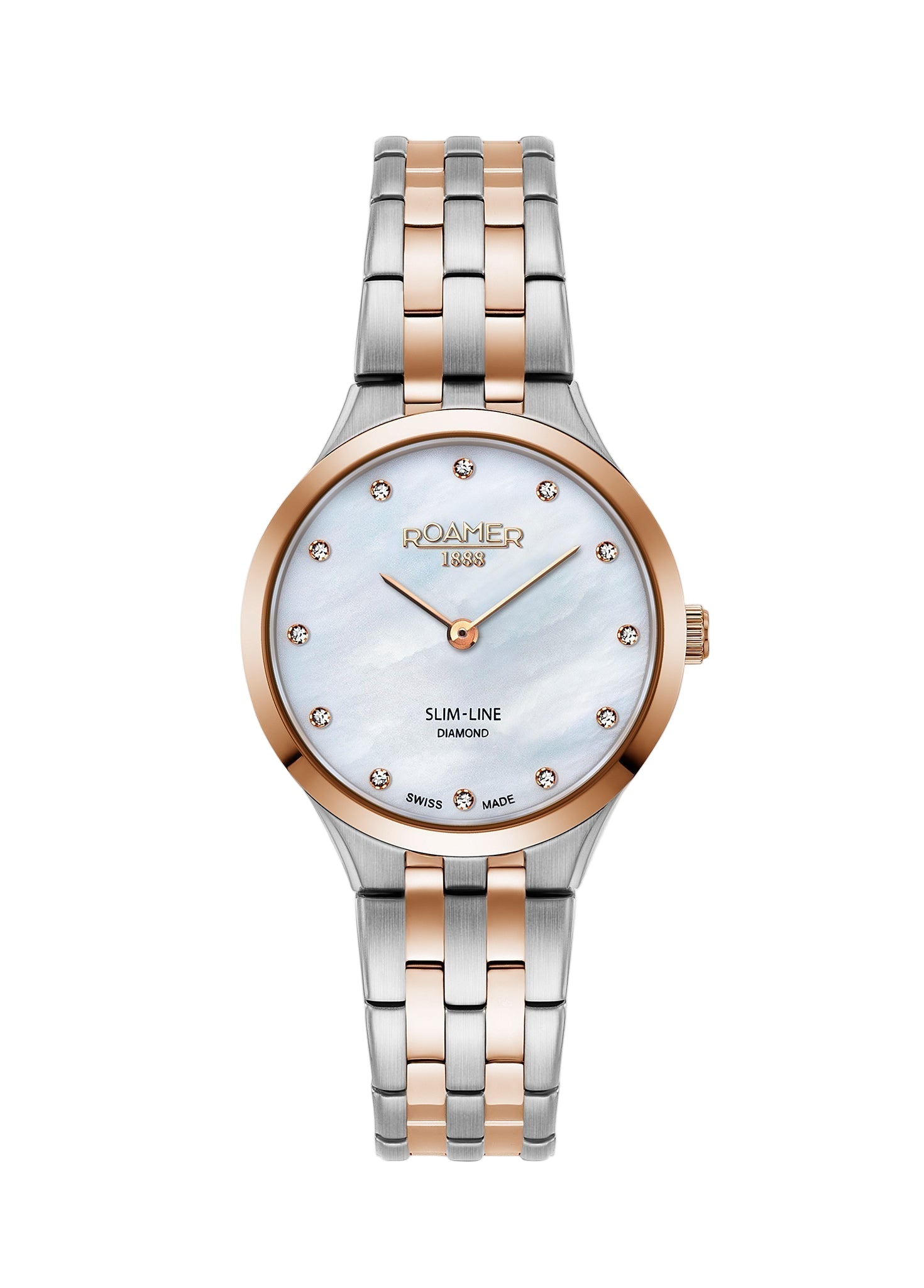 Roamer Slim-Line Diamond Ladies 30 mm Quartz Watch
