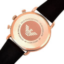 Emporio Armani AR11106 Aviator Beige Dial Brown Leather 43 mm Mens Watch