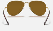 Ray-Ban Aviator Classic in Crystal Brown Lenses and Gold Frames Unisex RB3025 001/33 58