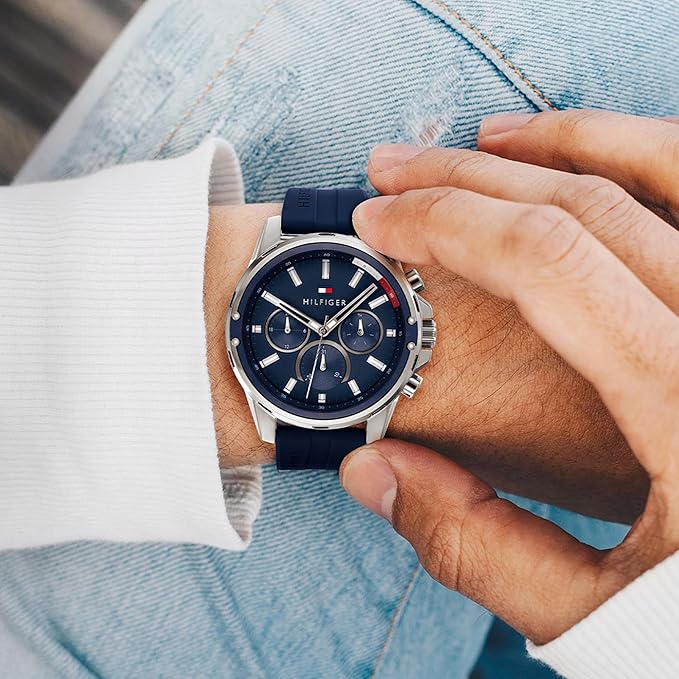 Tommy Hilfiger 1791791 – 45mm Quartz Multifunction Men’s Watch