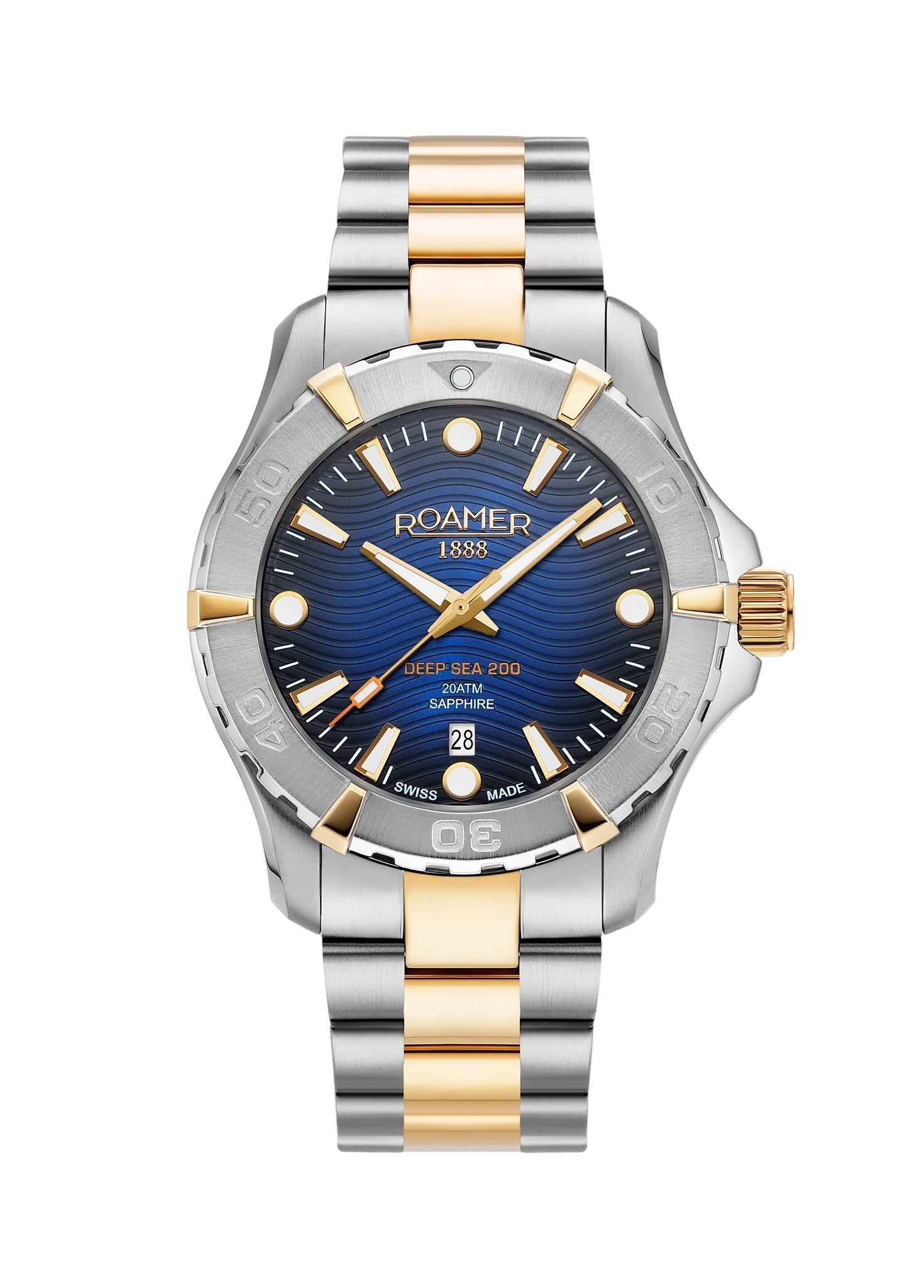 Roamer Deep Sea 200 Men's 43 mm Quartz Watch