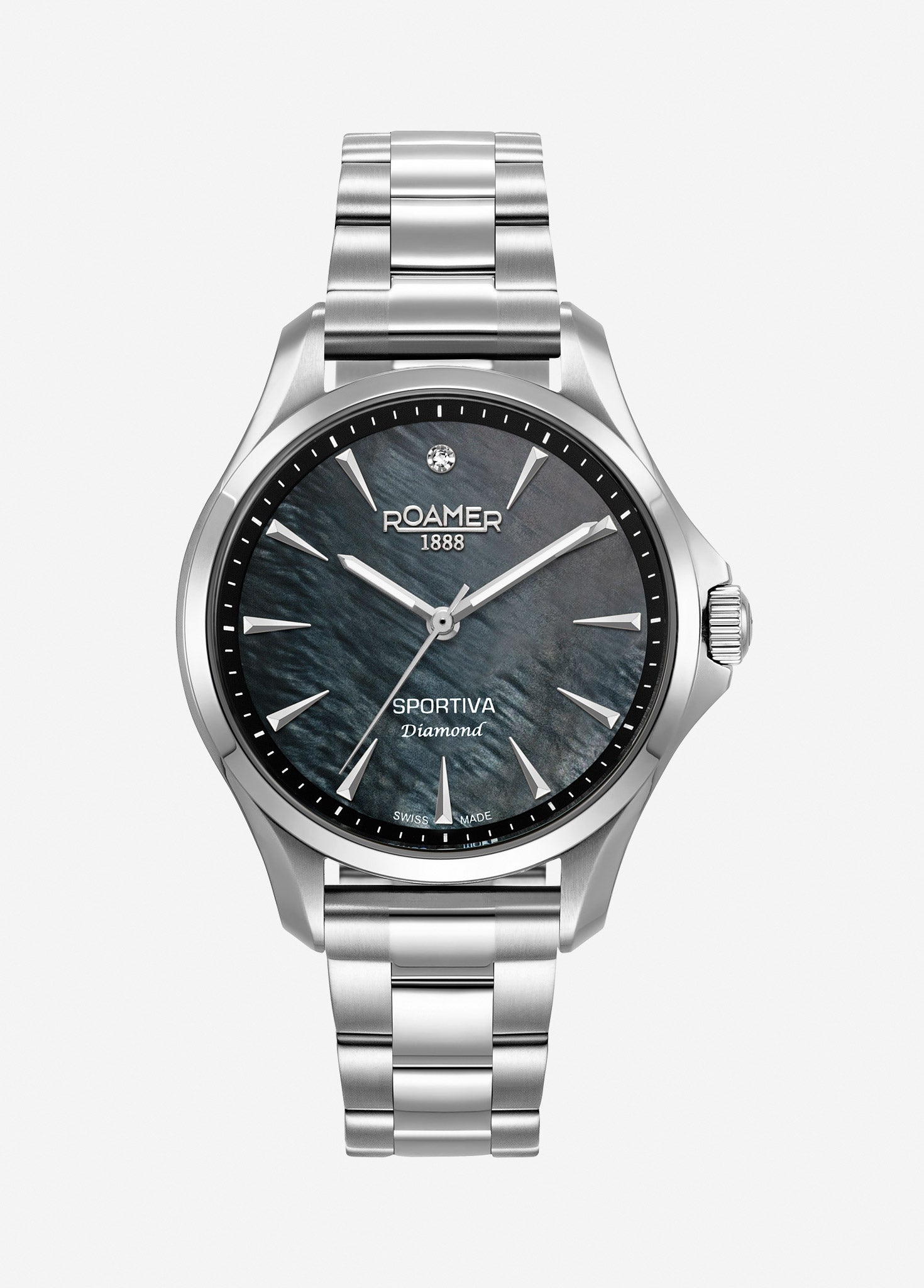 Roamer Sportiva Diamond – Black MOP Dial Men's Watch