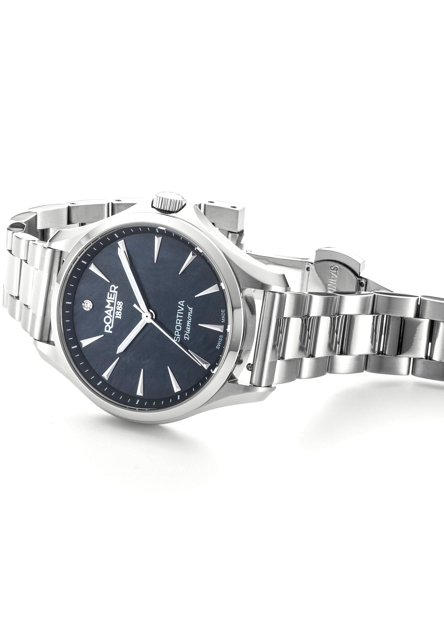 Roamer Sportiva Diamond – Black MOP Dial Men's Watch