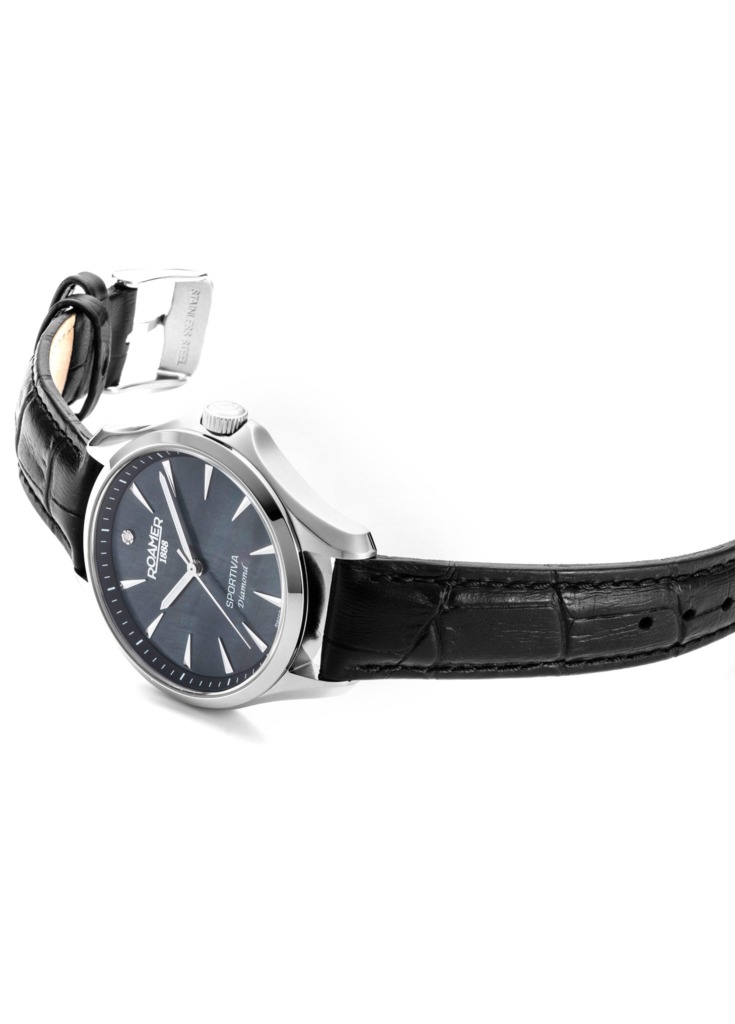 Roamer Sportiva Diamond – Black MOP Dial Men's Watch