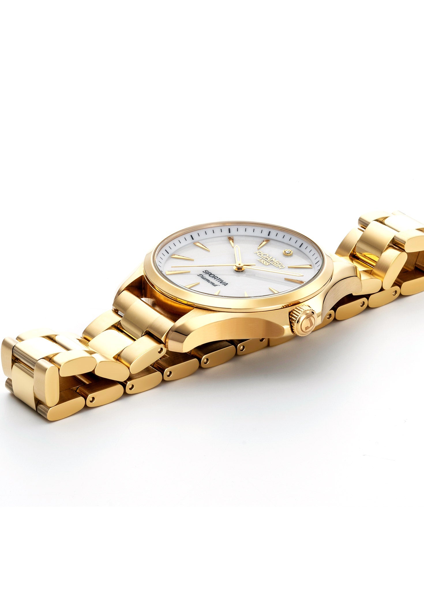 Roamer Sportiva Diamond – 36mm Gold Ladies Watch