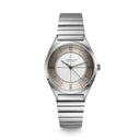 Sternglas Liah 33mm Watch S01-LI10-ME04, Silver Dial, Sapphire Crystal, Link Strap, 5 ATM Water Resistant