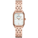 Emporio Armani AR11147 Gioia White Dial Rose Gold 24 mm Womens Watch