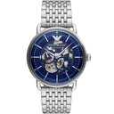 Emporio Armani Aviator Blue Dial Stainless Steel 43 mm Mens Watch