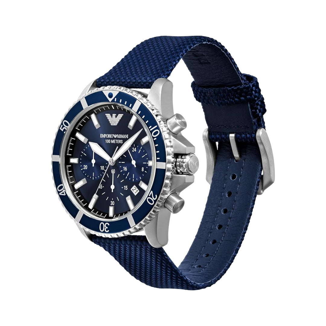Emporio Armani AR11588 Diver Chronograph Blue Mens Watch