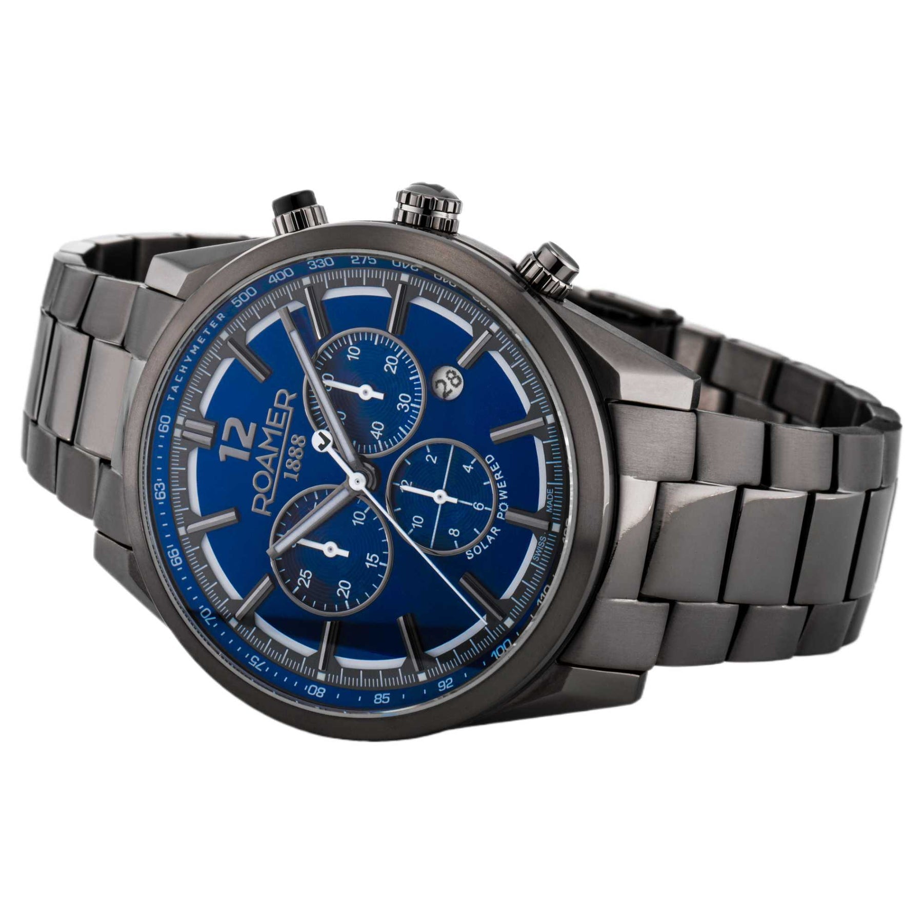 Roamer Helios Power Men's 43 mm Solar Watch