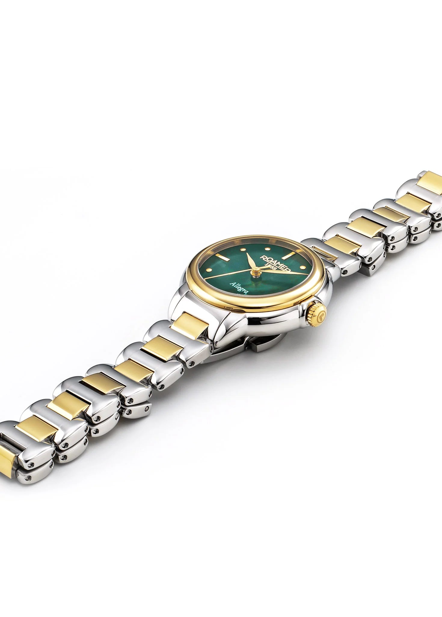Roamer Allegra – Green MOP Dial Women's Two-Tone Watch