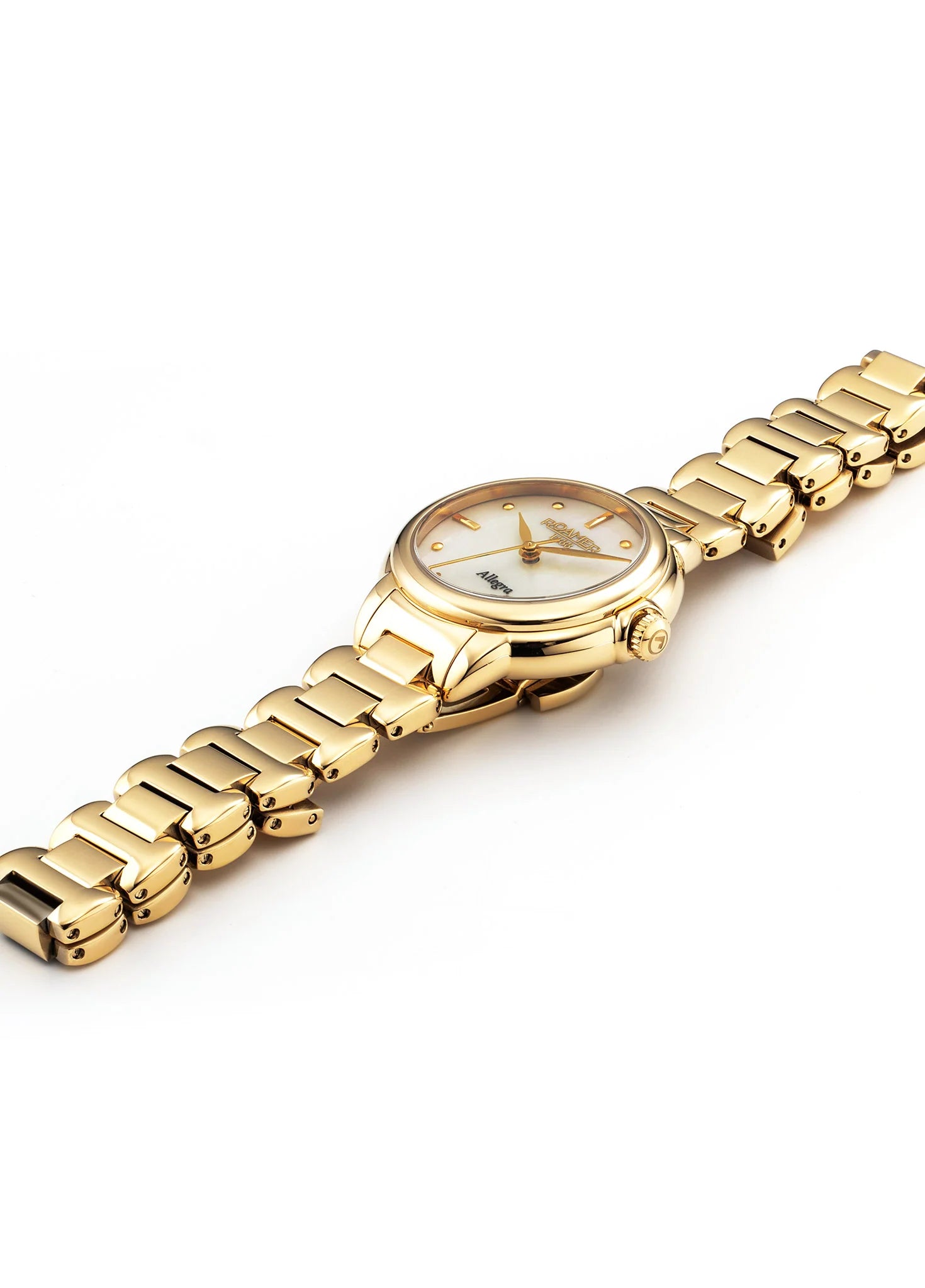 Roamer Allegra – Swiss Made, Gold Stainless Steel Bracelet