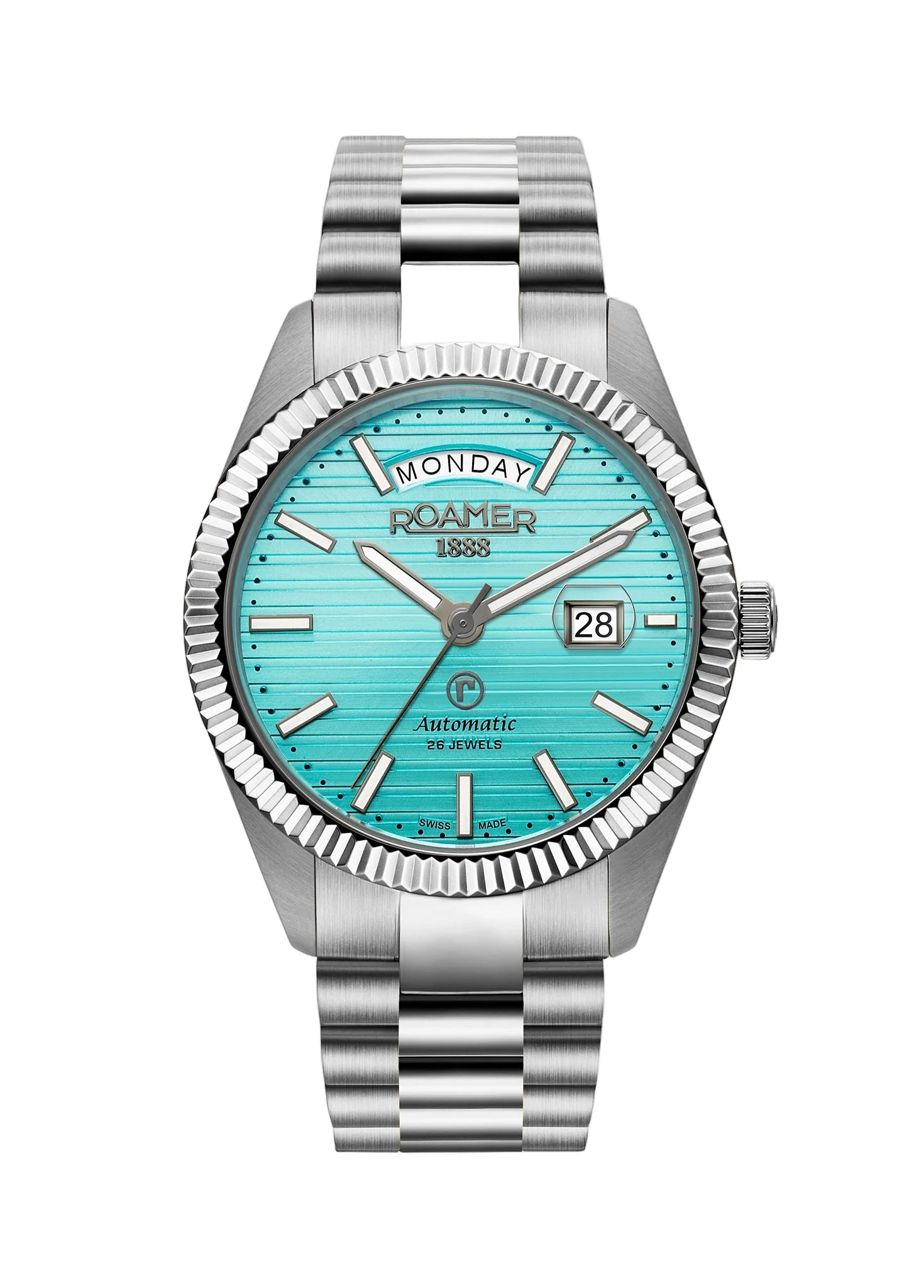 Roamer Primeline Daydate II Men's 42 mm Automatic Watch