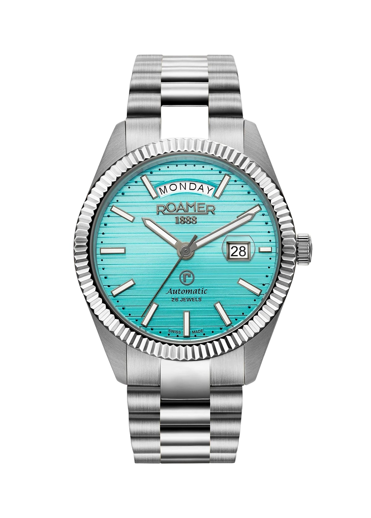 Roamer Primeline Daydate II Men's 42 mm Automatic Watch