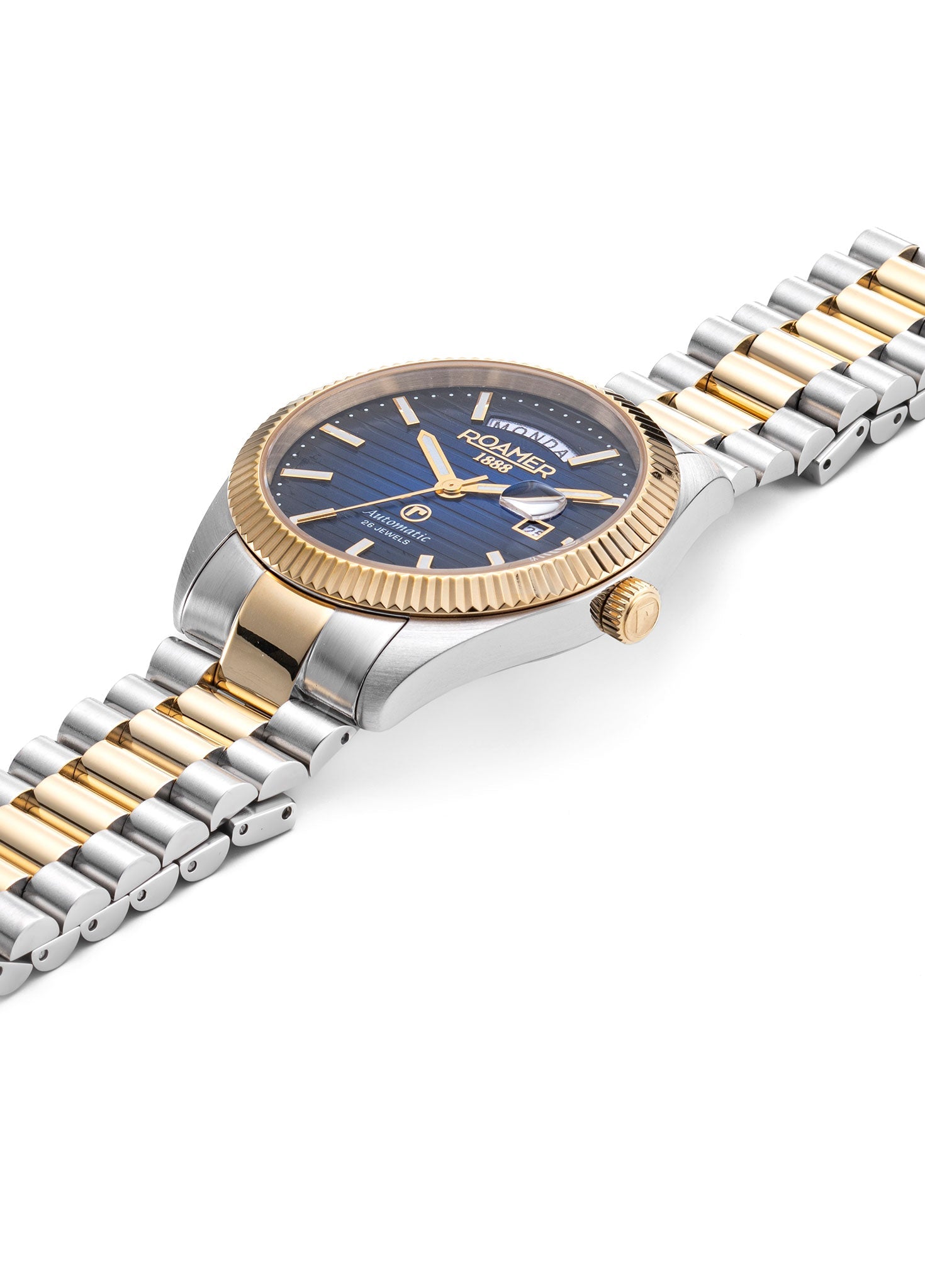 Roamer Primeline Daydate II Men's 42 mm Automatic Watch