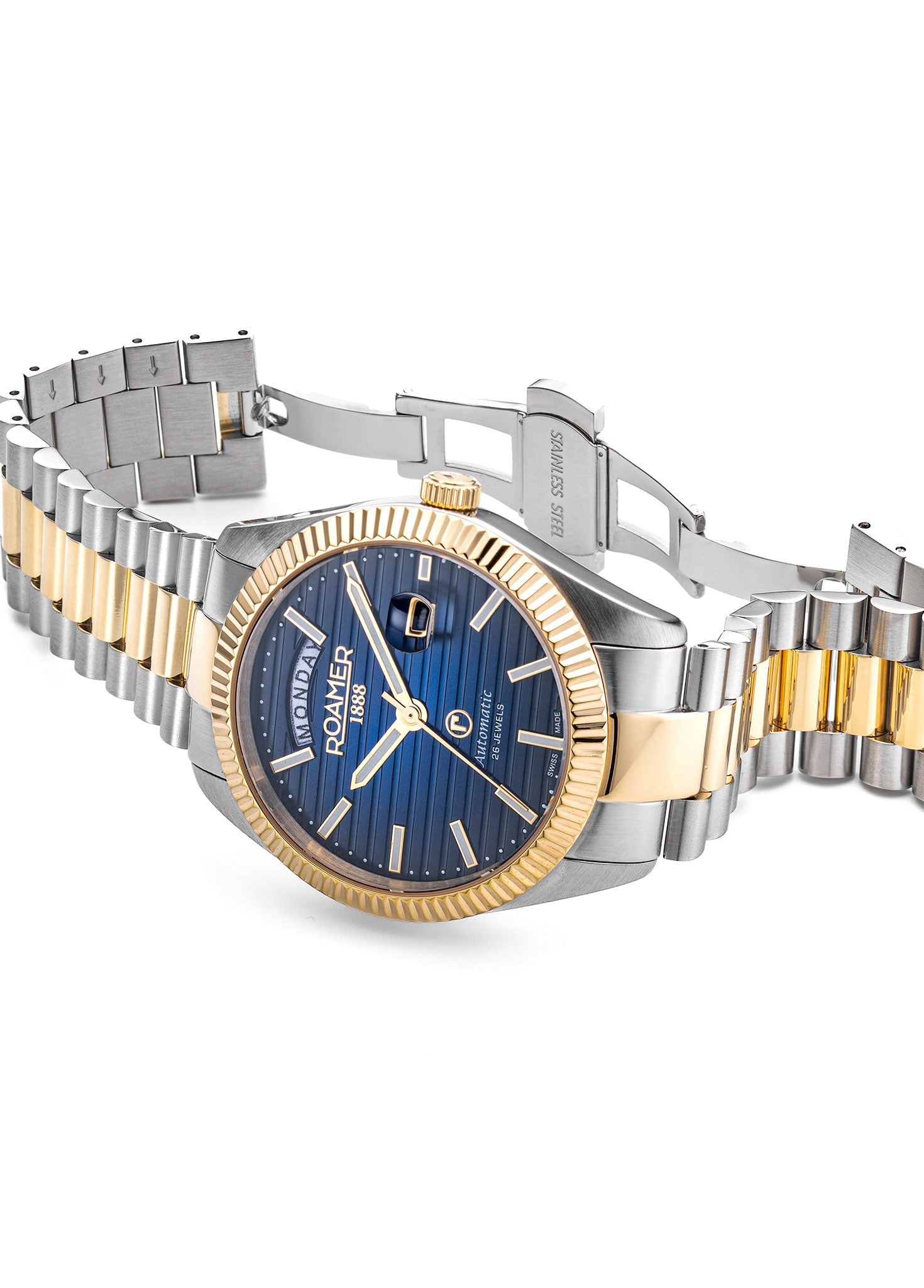 Roamer Primeline Daydate II Men's 42 mm Automatic Watch