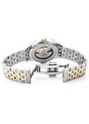 Roamer Optimus Men's Watch – Swiss Made, Self-Winding Movement, Sapphire Crystal, Silver Stainless Steel Case, Gold & Silver Bracelet, 50M Water Resistance