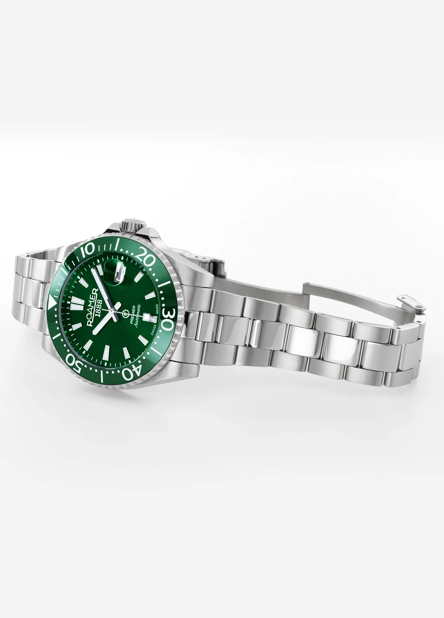 Roamer Premier – 200M Swiss Automatic Watch, Stainless Steel