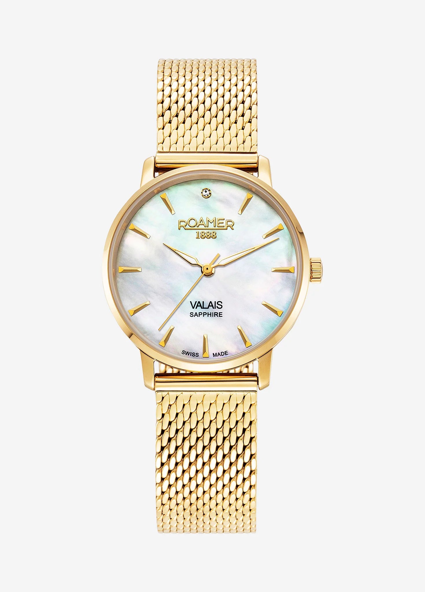 Roamer Valais – Ladies Diamond Watch, MOP Dial