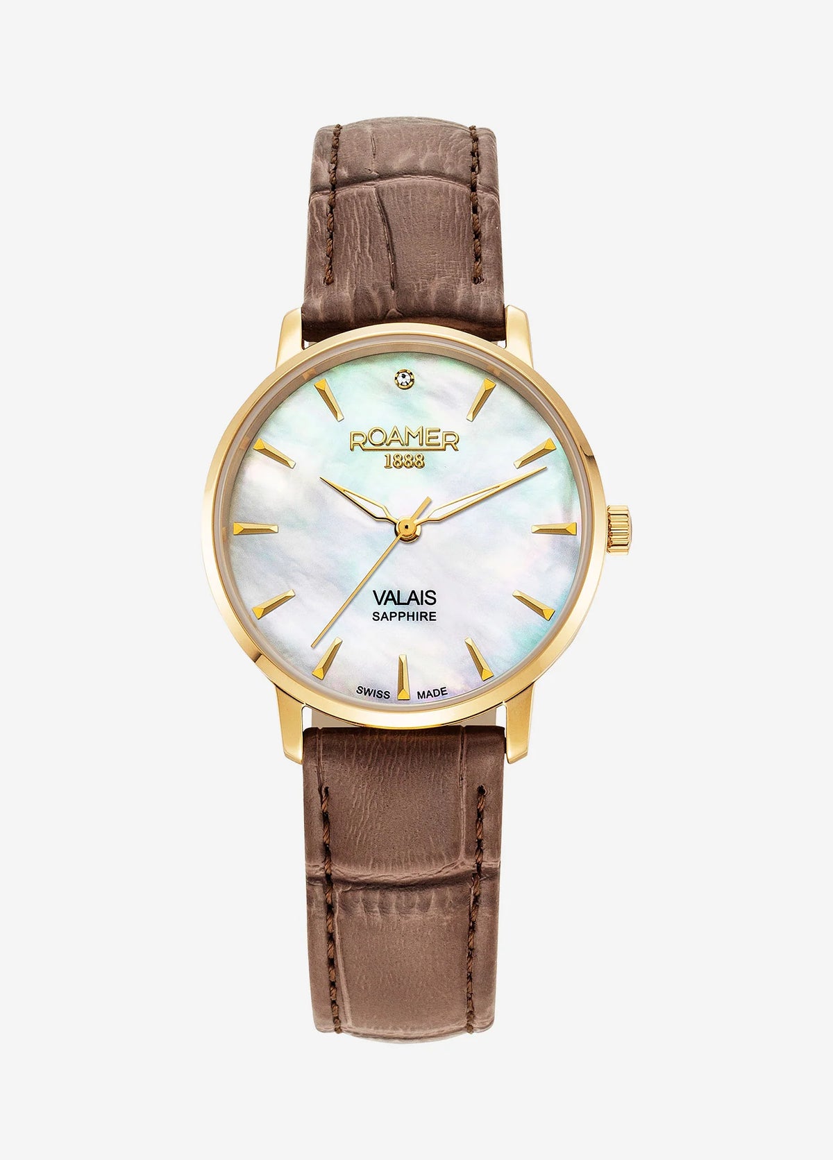Roamer Valais – Ladies Diamond Watch, MOP Dial