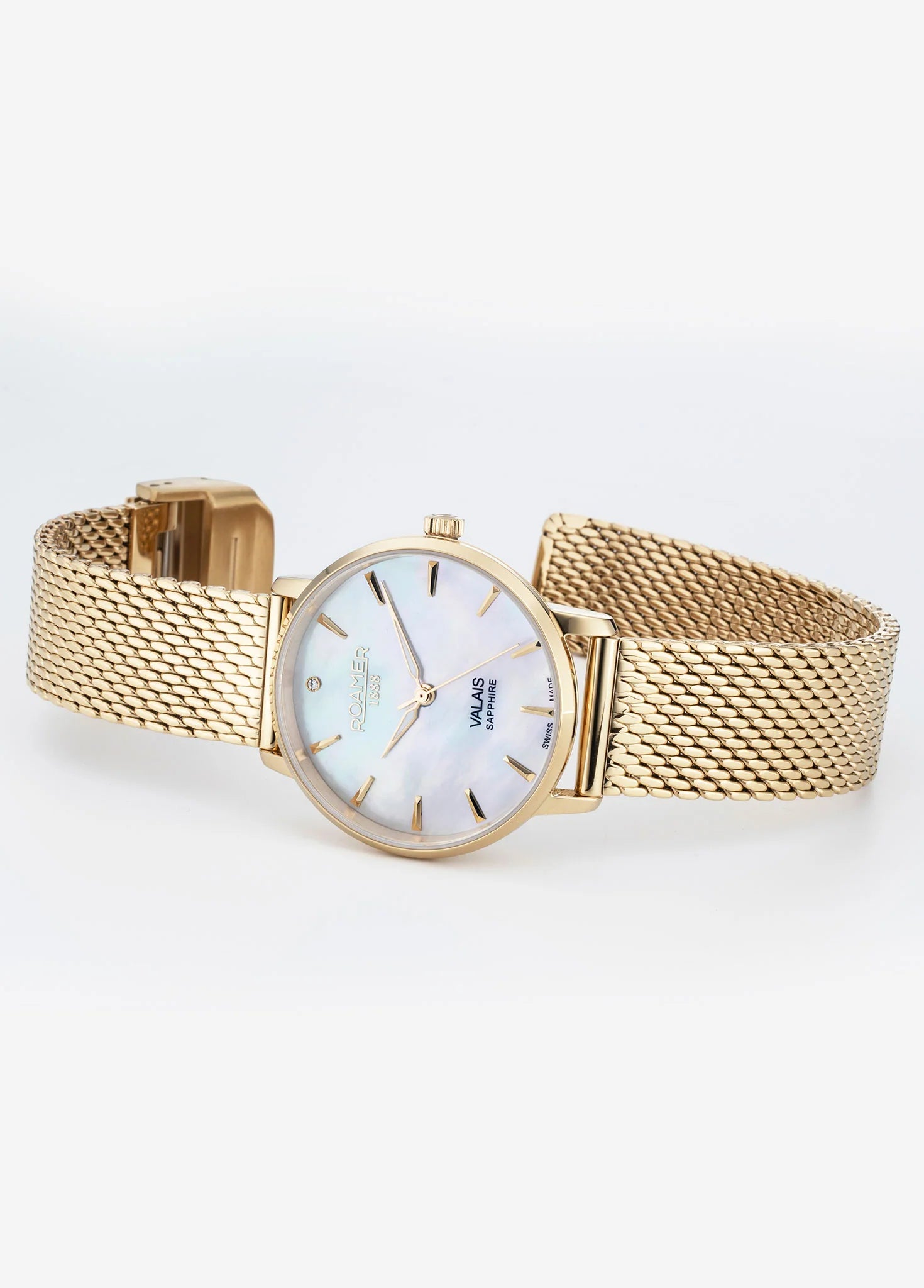 Roamer Valais – Ladies Diamond Watch, MOP Dial