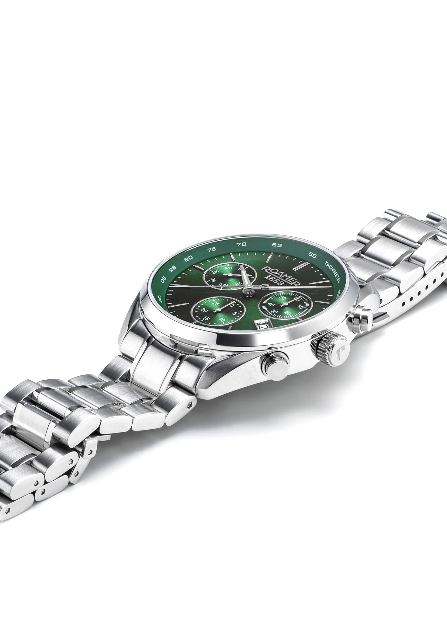Roamer Pro Chrono – Green Dial Men's Chronograph, 43.5mm