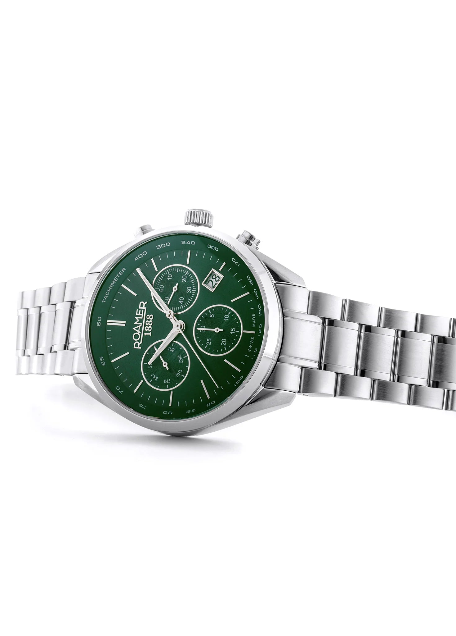 Roamer Pro Chrono – Green Dial Men's Chronograph, 43.5mm