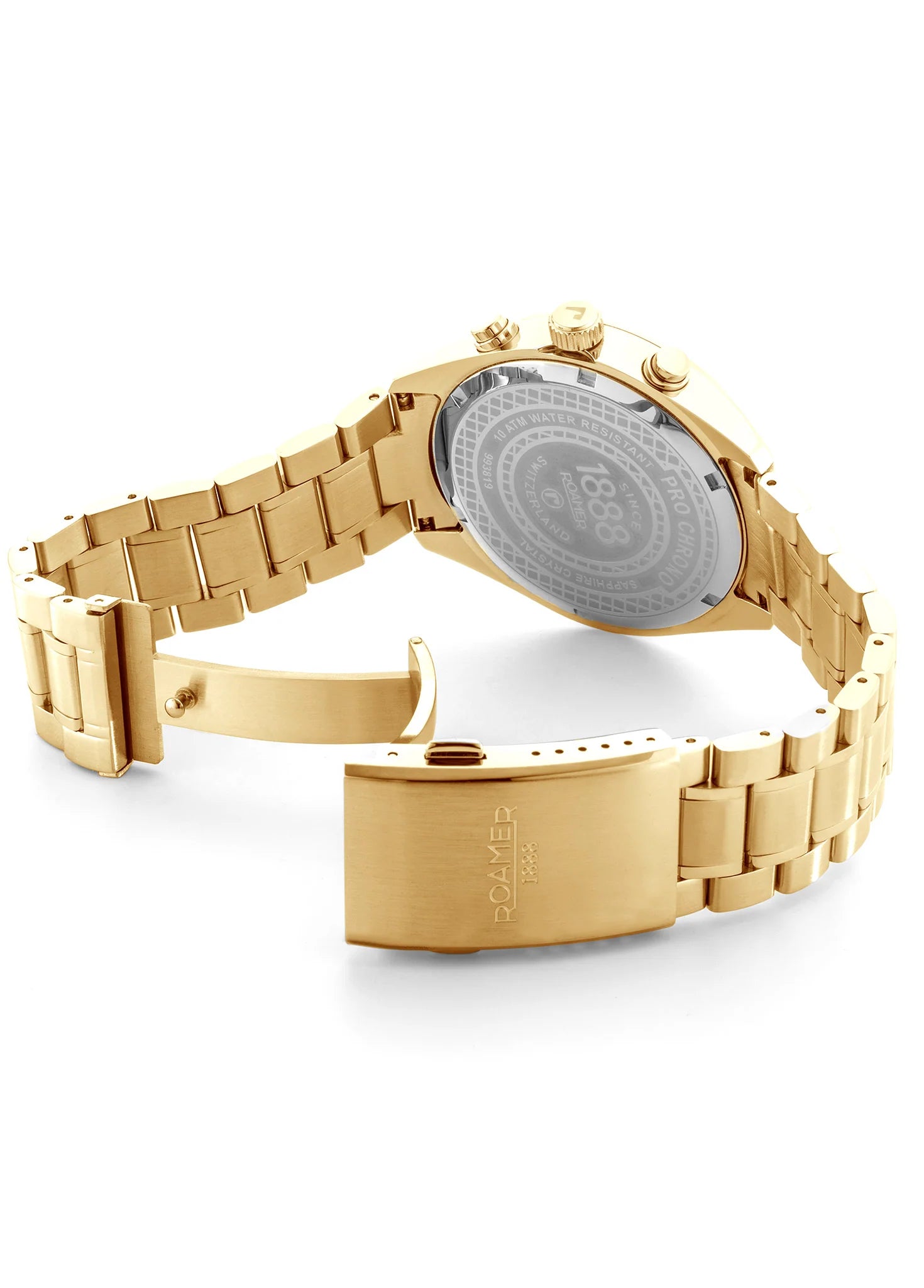 Roamer Pro Chrono – 43.5mm Men's Chronograph, Black Dial