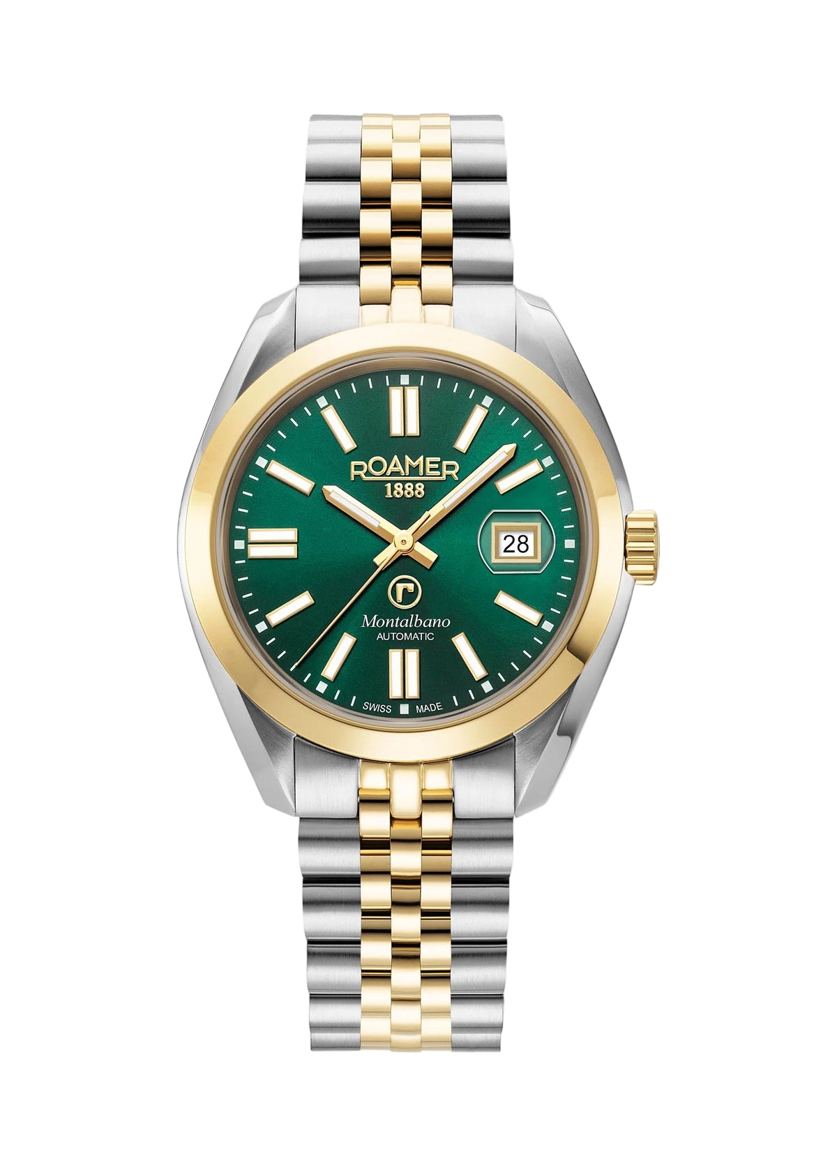 Roamer Montalbano – Two-Tone 41mm Men's Automatic, Green Dial