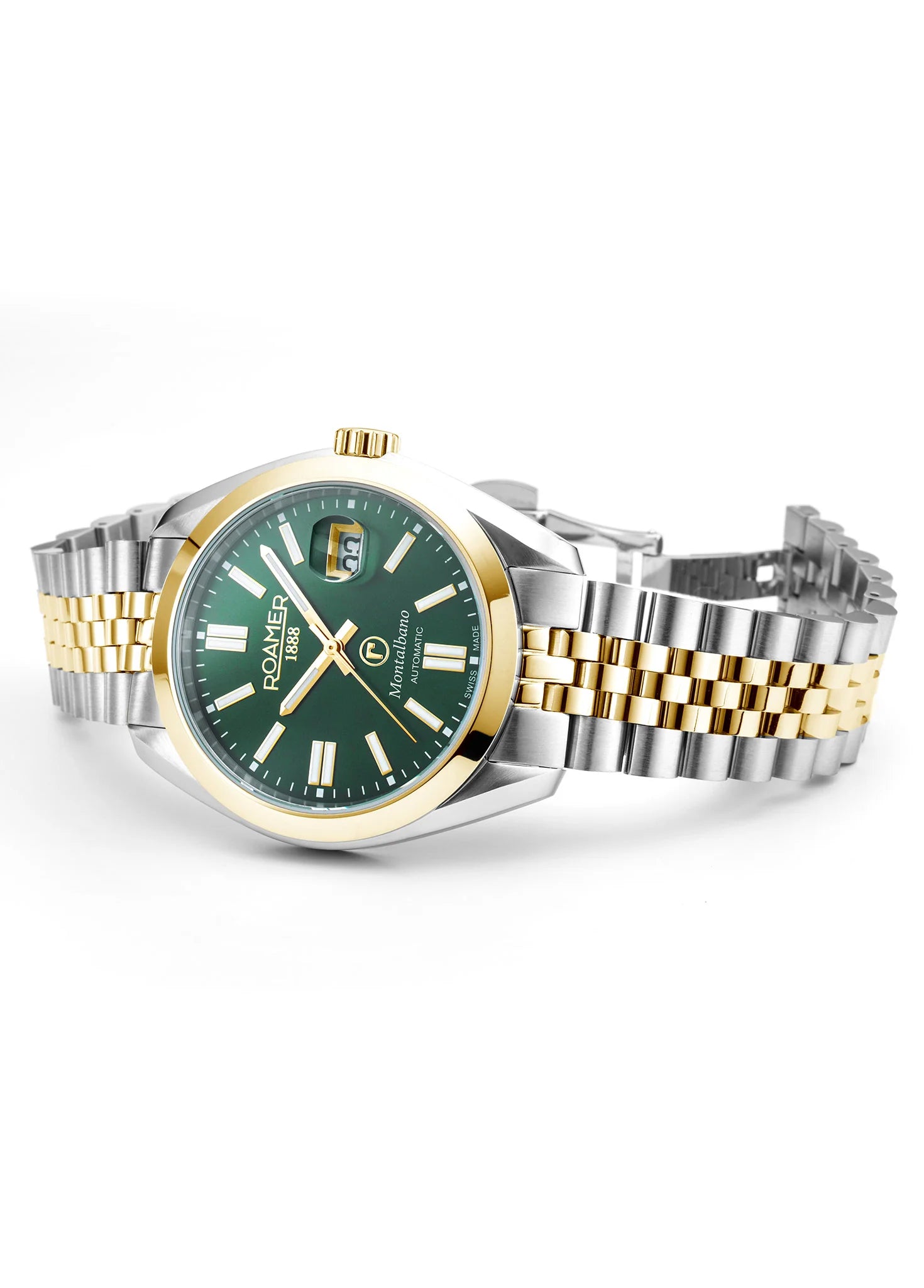 Roamer Montalbano – Two-Tone 41mm Men's Automatic, Green Dial