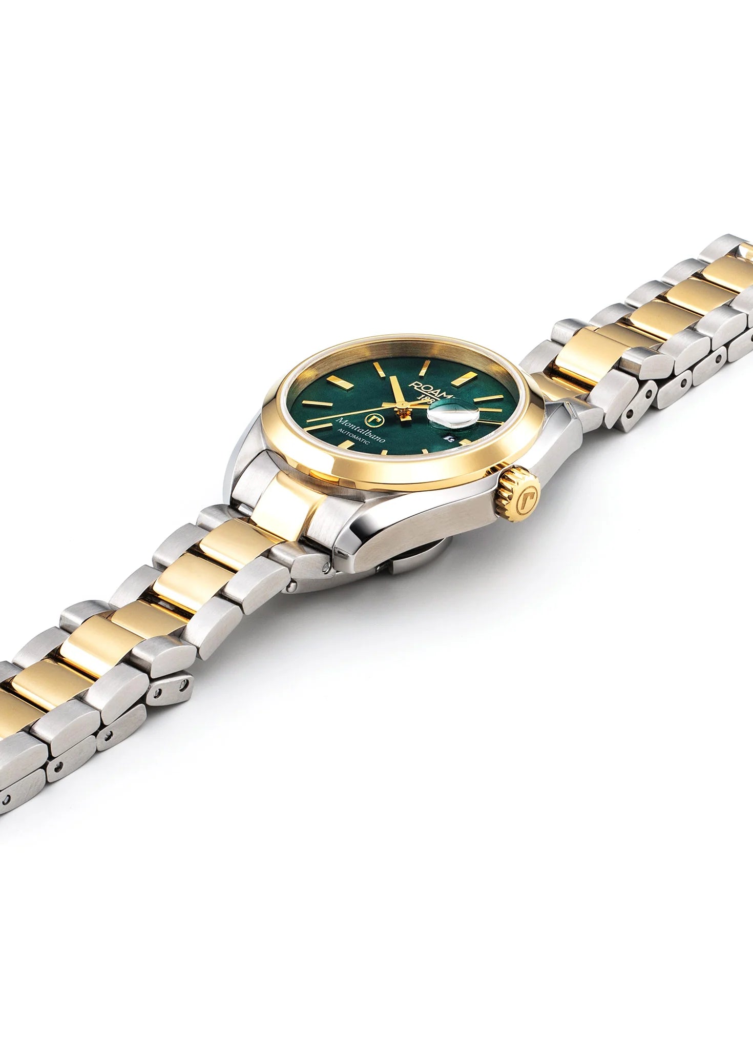 Roamer Montalbano – Two-Tone 31mm Ladies Automatic, Green MOP Dial