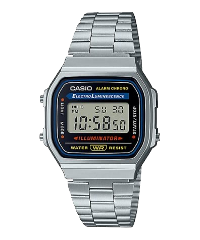 Casio Vintage A168W-1 38.6mm Digital Quartz Men’s Watch