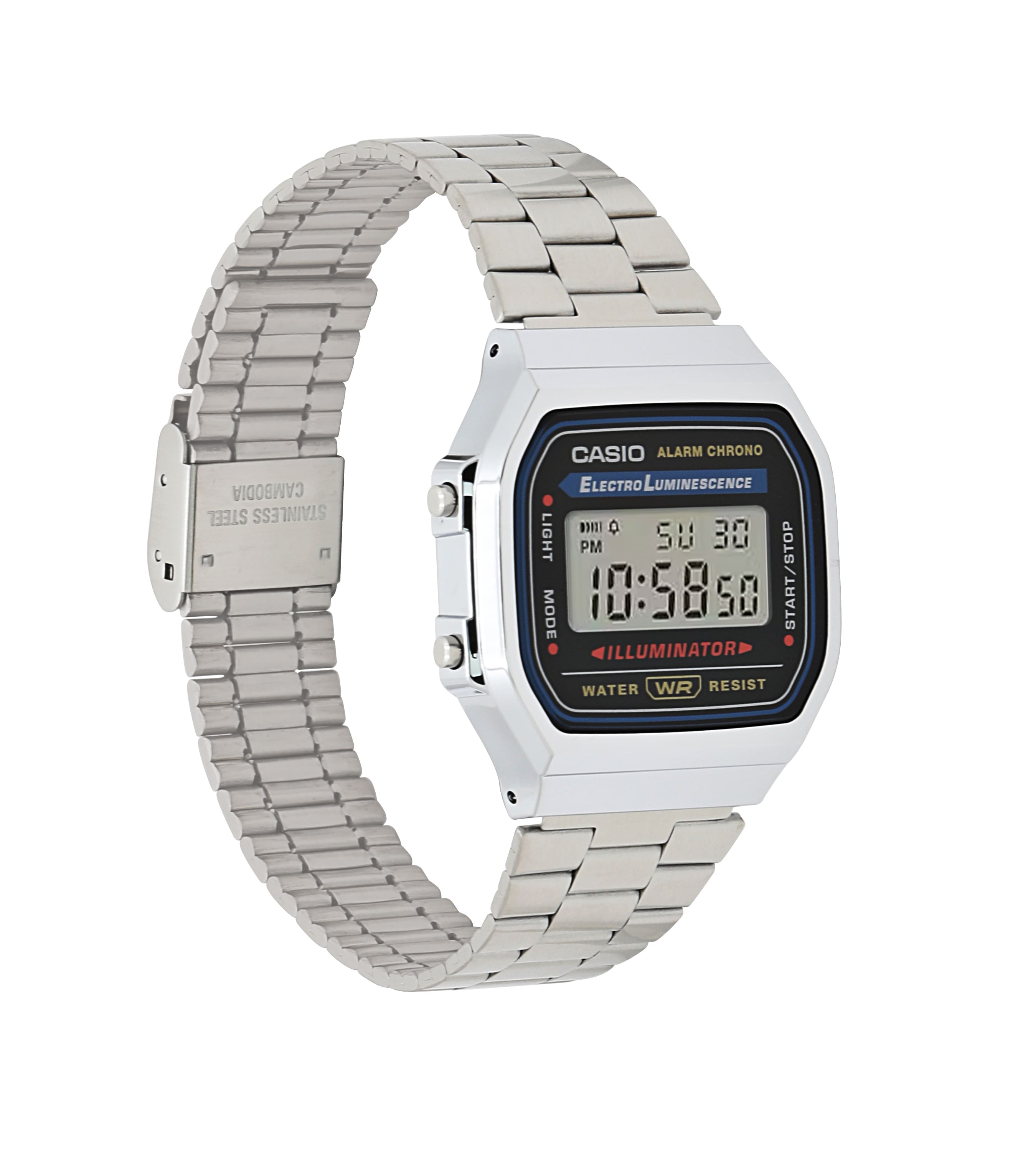 Casio Vintage A168W-1 38.6mm Digital Quartz Men’s Watch