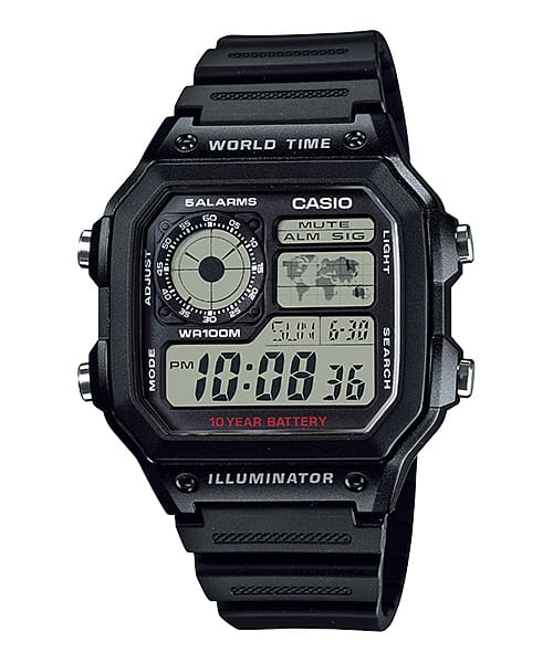 Casio AE-1200WH-1AV 45mm Digital Quartz Men’s Watch