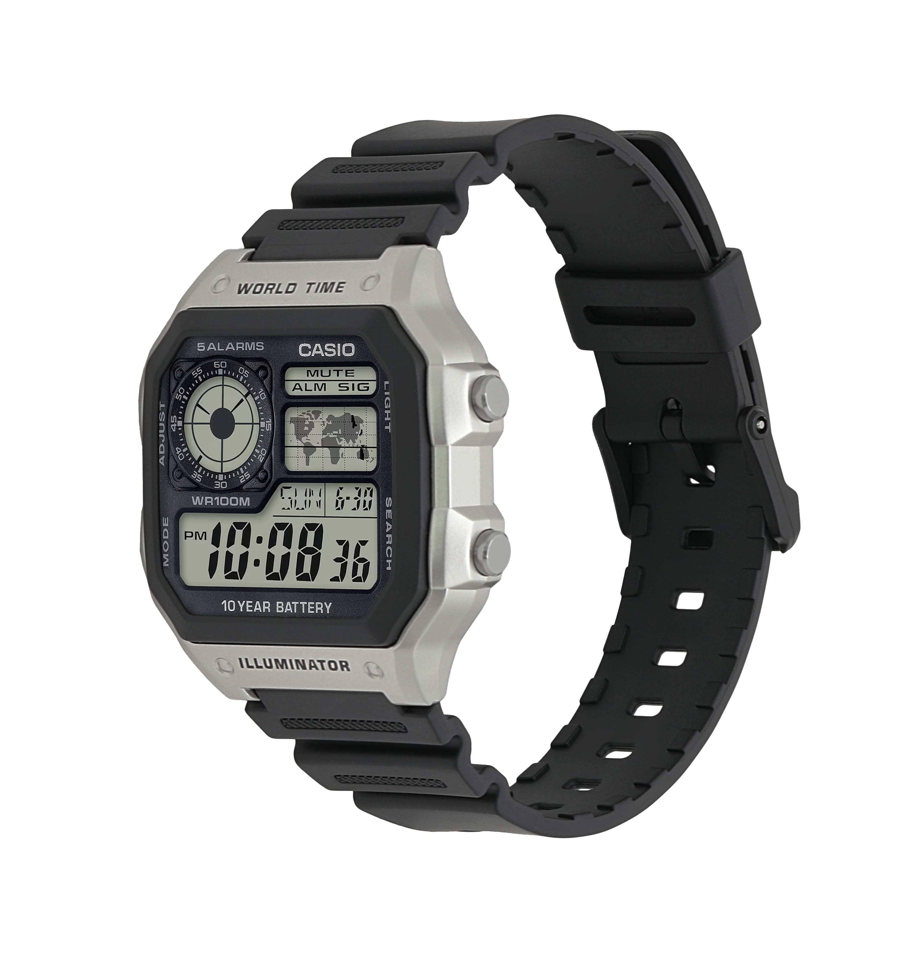 Casio AE-1200WH-1AV 45mm Digital Quartz Men’s Watch