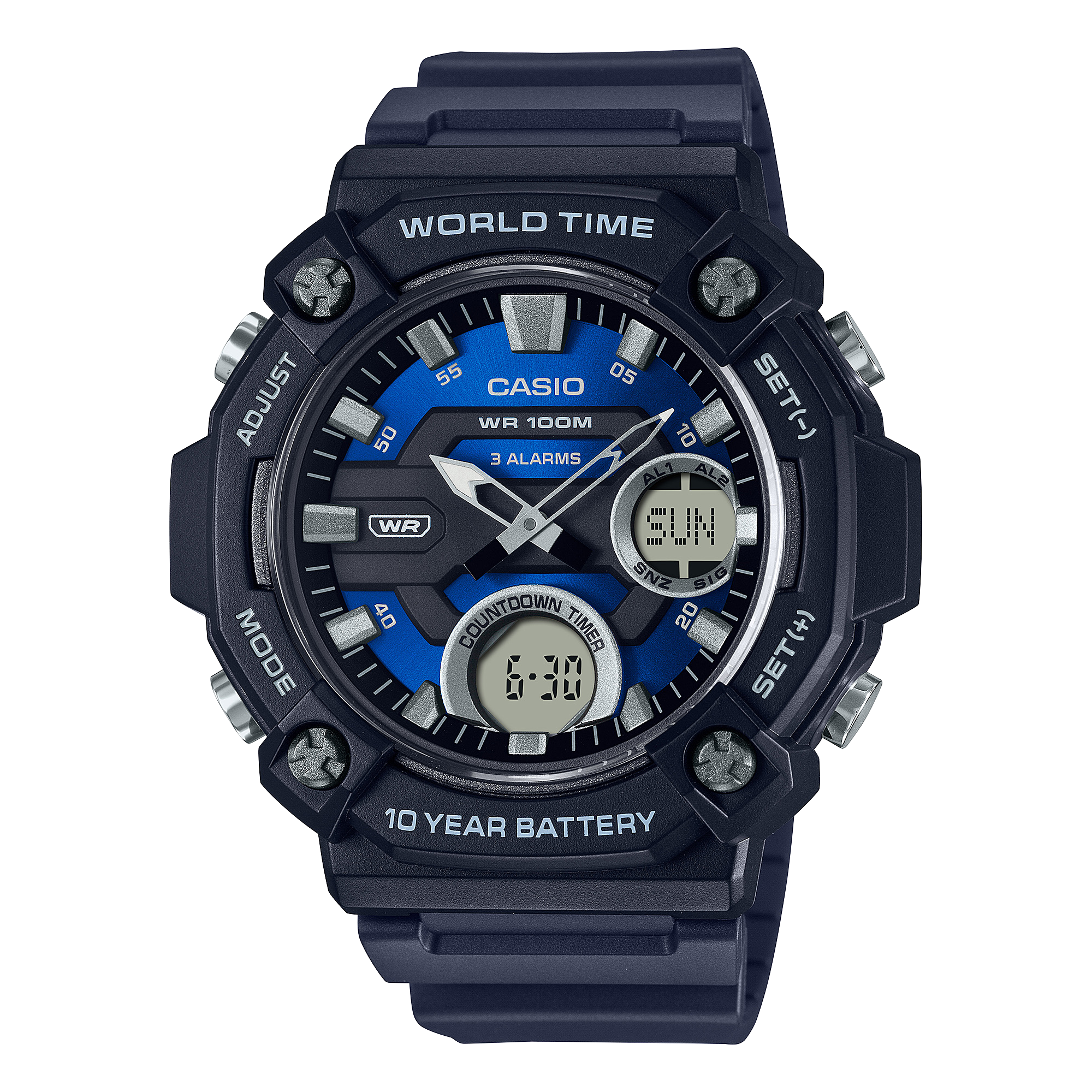 CASIO Analog-Digital Watch AEQ-120W-2AV