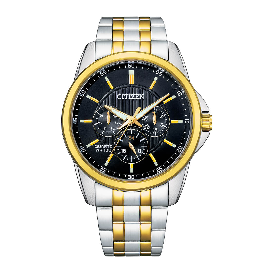 Citizen Men's 42 mm Quartz Multi-Function Day & Date Watch