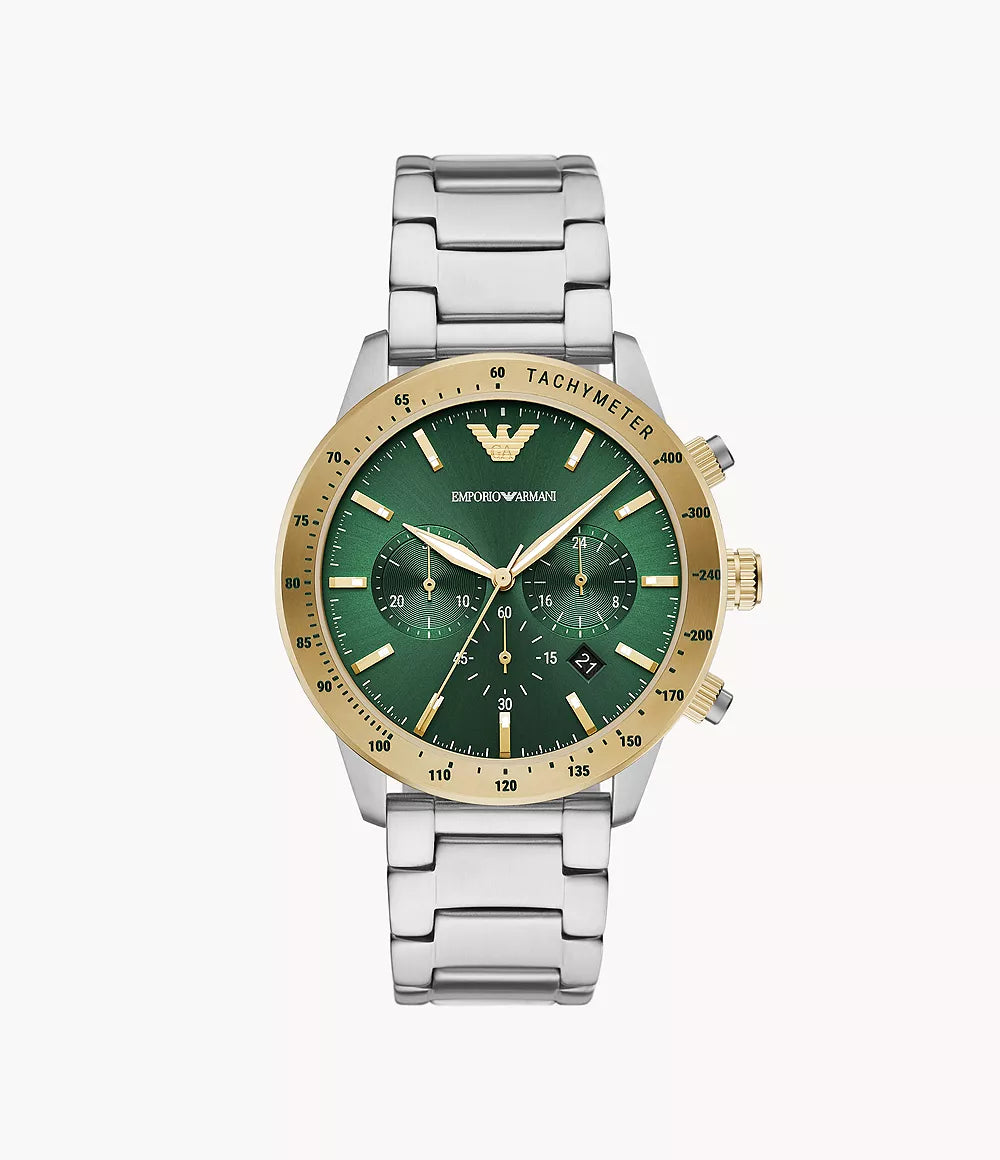 Emporio Armani Chronograph 43 mm Men's Battery Watch