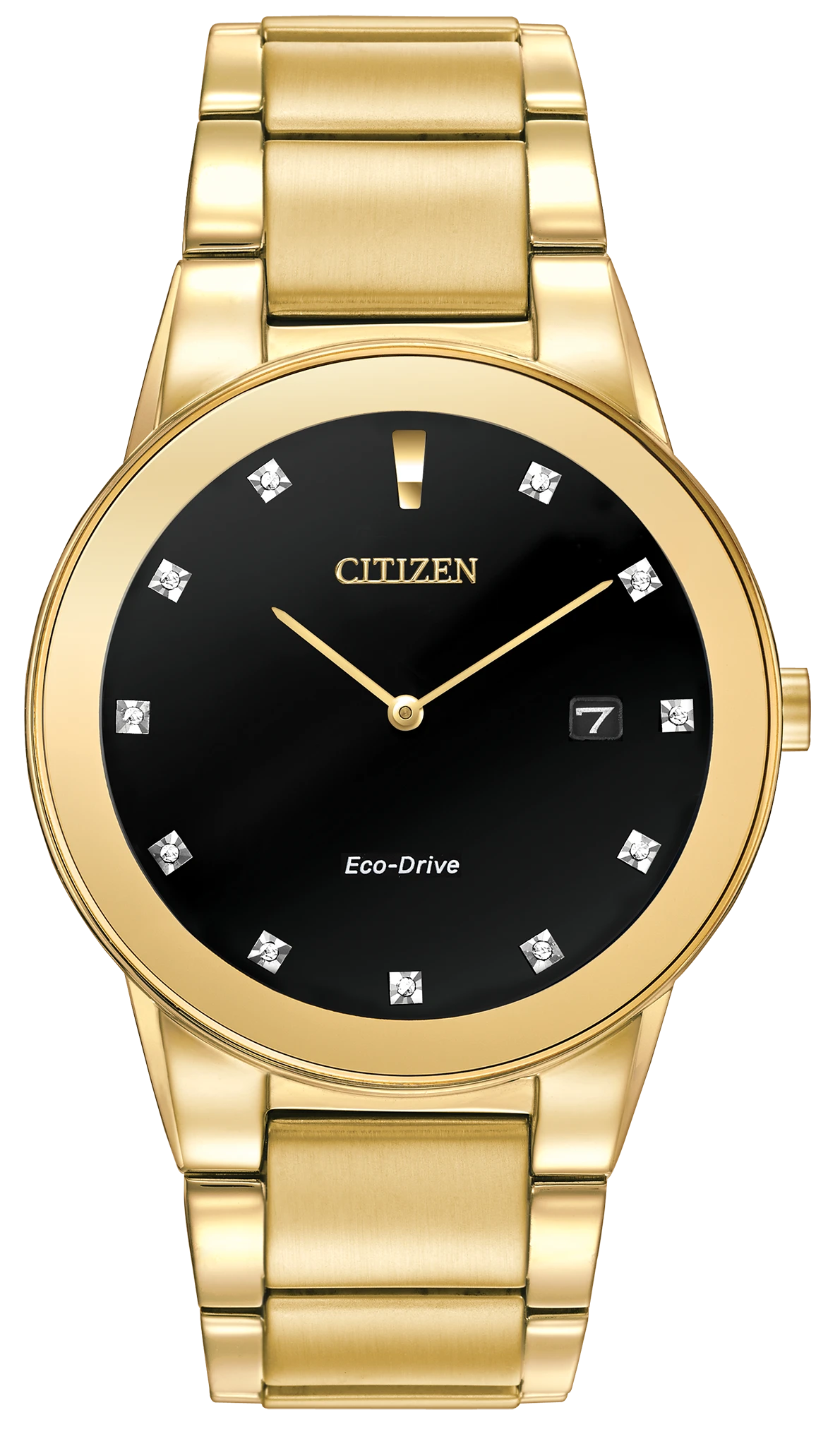Citizen Axiom 40mm Eco-Drive Black Dial Men's Watch AU1062-56G