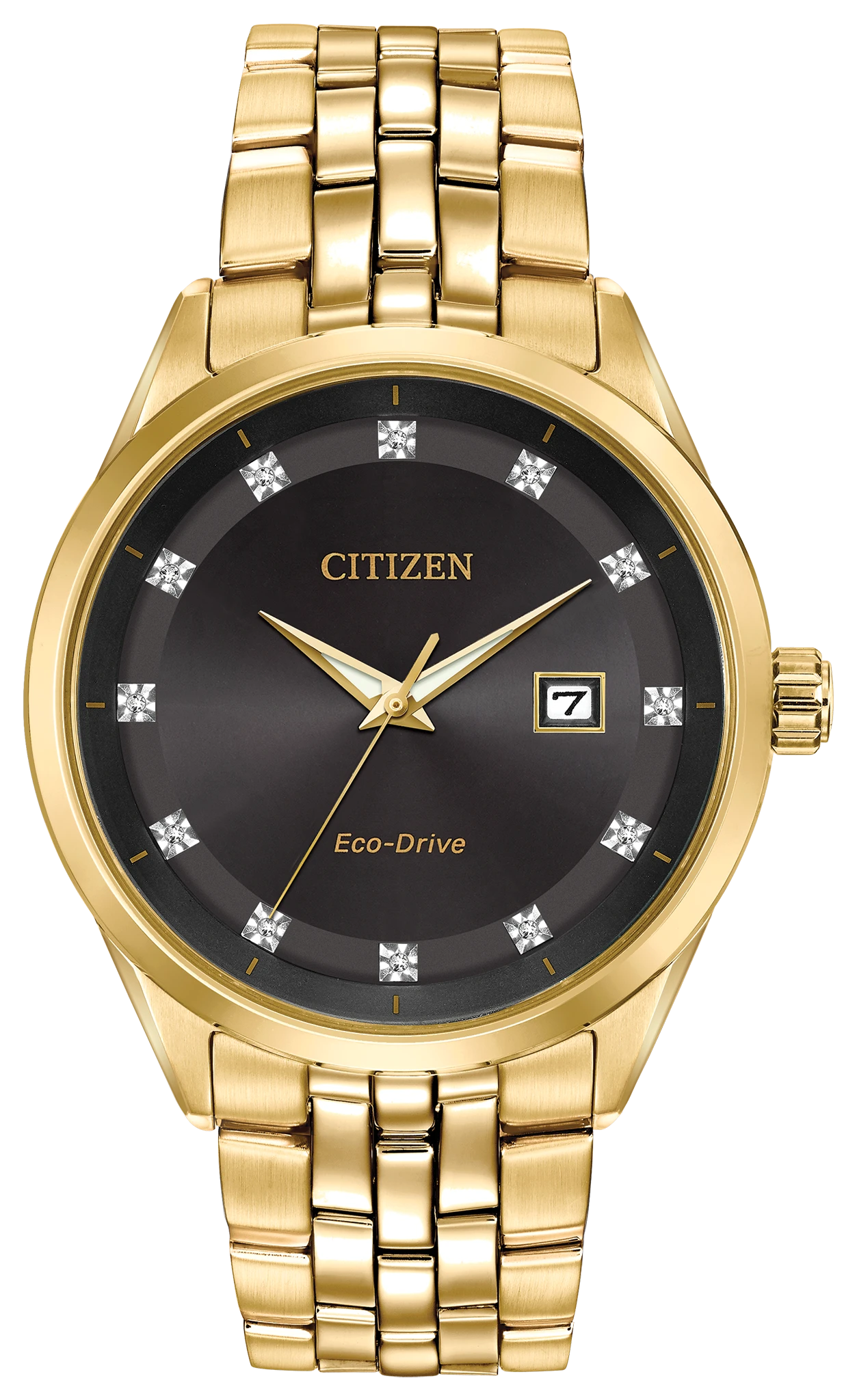 Citizen Addysen 41mm Eco-Drive Black Dial Men's Watch BM7252-51G