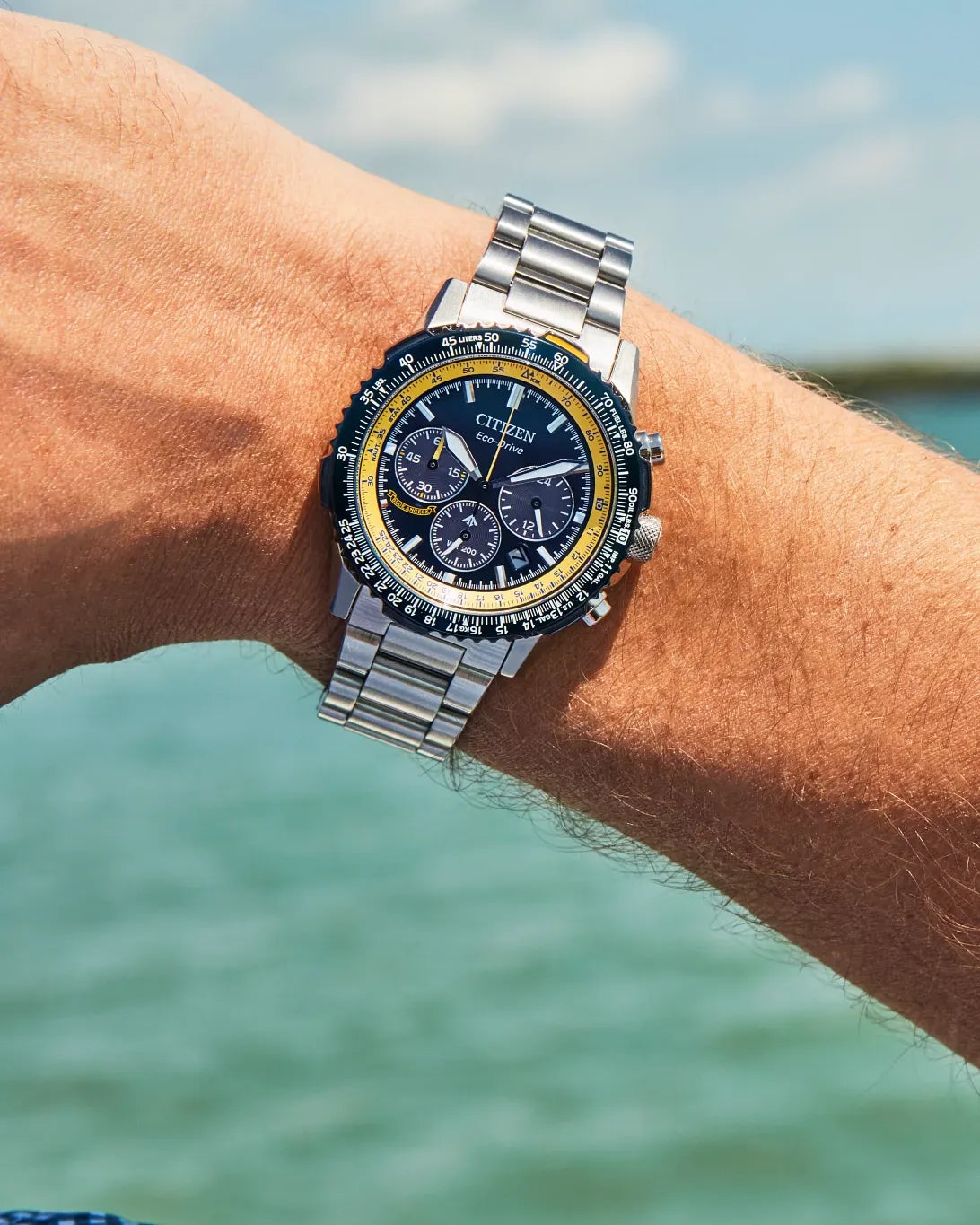 Citizen Promaster Navihawk 40mm Eco-Drive Blue Dial Men's Watch CA4667-53L