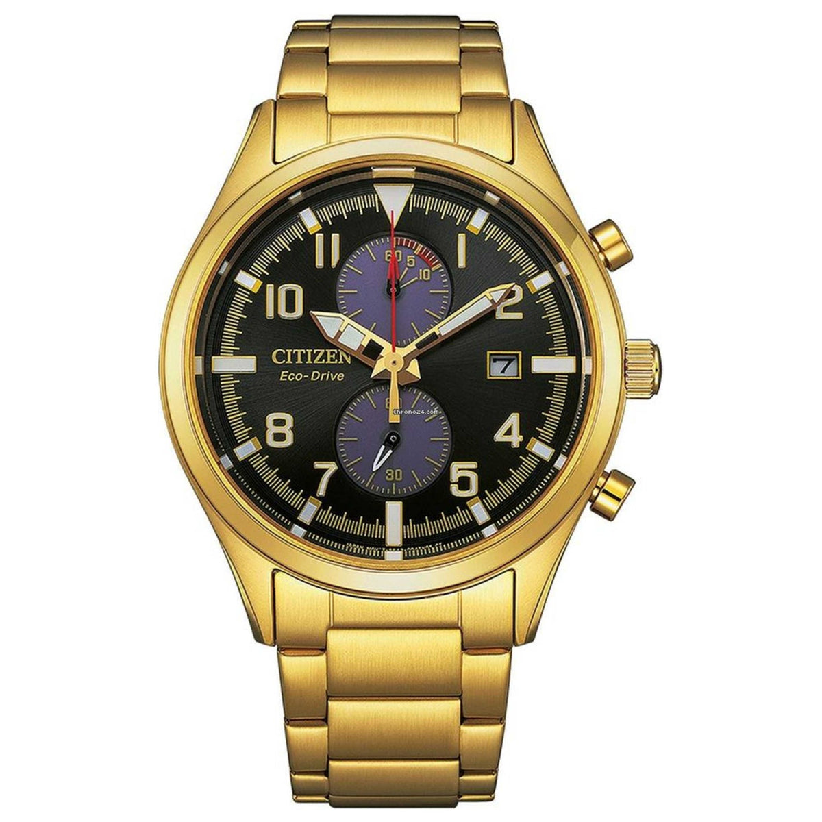 Citizen Sport 43mm Solar-Powered Eco-Drive Chronograph Men’s Watch – CA7022-87E