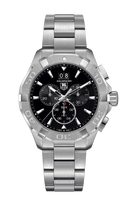 Tag Heuer Aquaracer 300M Chronograph 43mm Black Dial Steel Men's Watch CAY1110.BA0927