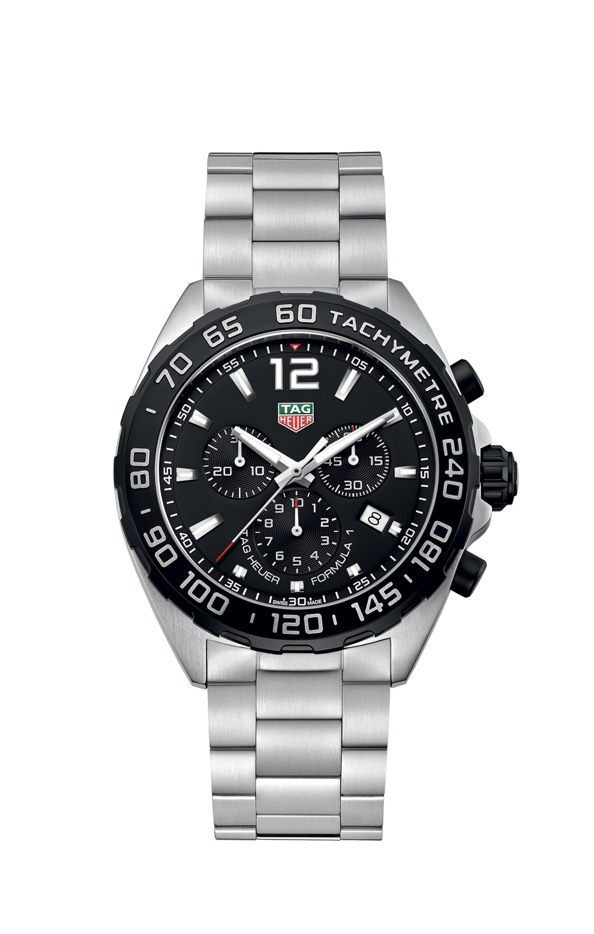 Tag Heuer Formula 1 Quartz Chronograph 43 mm Stainless Steel Men's Watch CAZ1010.BA0842