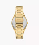 Fossil Scarlette ES5299 Quartz 38 mm Gold Dial Ladies Watch